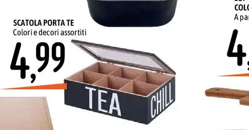 Scatola porta tè