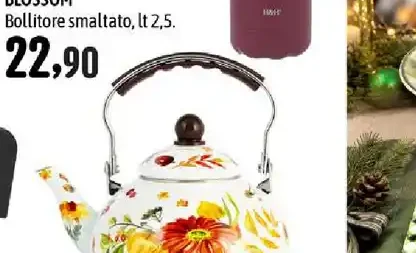 Bollitore smaltato Blossom
