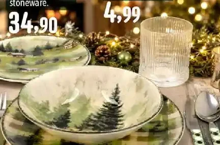 Rustic Retreat set in stoneware