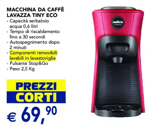 Macchina da caffè Lavazza Tiny Eco