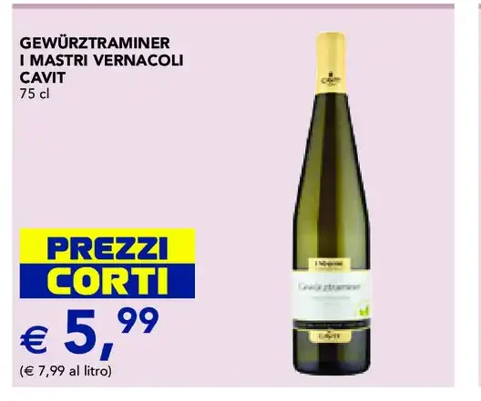 Gewürztraminer I Mastri Vernacoli Cavit
