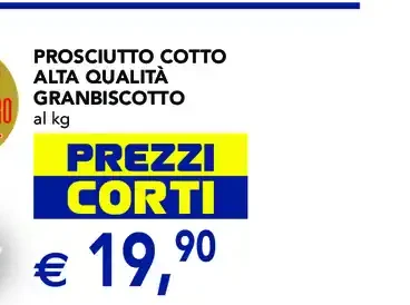 Prosciutto cotto alta qualità