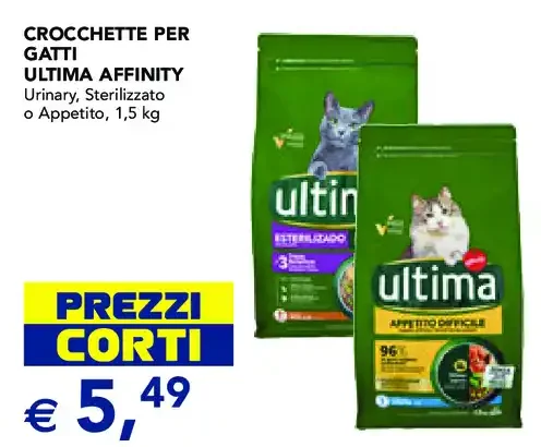 Crocchette per gatti Ultima Affinity