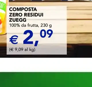 Composta zero residui Zuegg