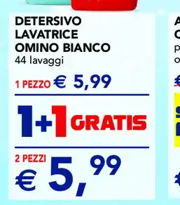 Detersivo lavatrice Omino Bianco