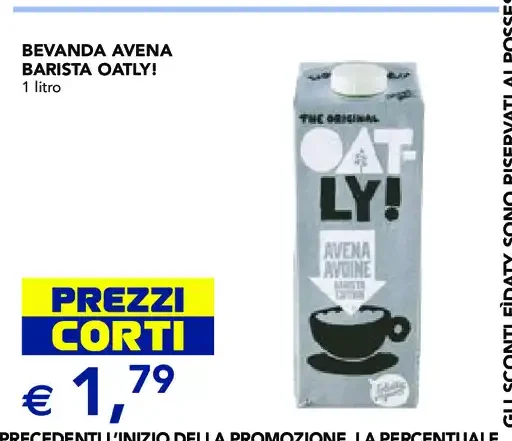 Bevanda avena Barista Oatly