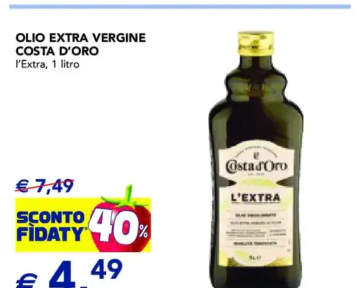 Olio extra vergine di oliva Costa d'Oro