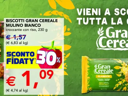 Biscotti Gran Cereale Mulino Bianco