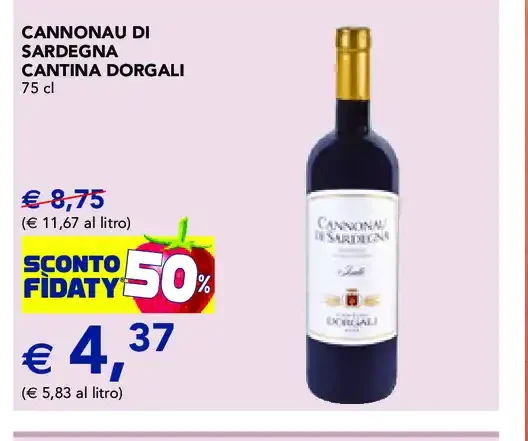 Cannonau di Sardegna Cantina Dorgali