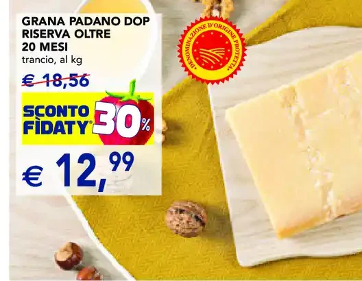 Grana Padano DOP Riserva oltre 20 mesi