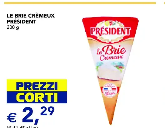 Le Brie Crèmeux Président