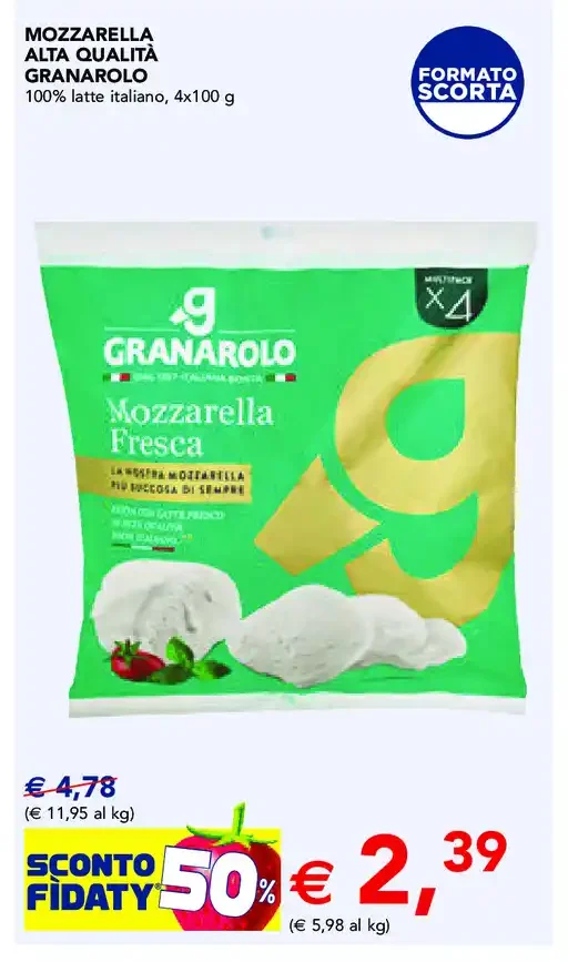 Mozzarella fresca Granarolo