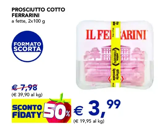 Prosciutto cotto Ferrarini
