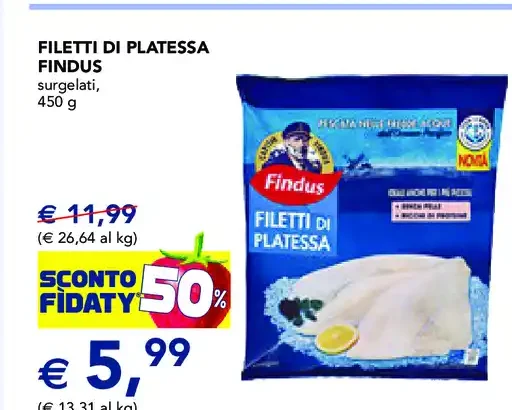 Filetti di platessa Findus