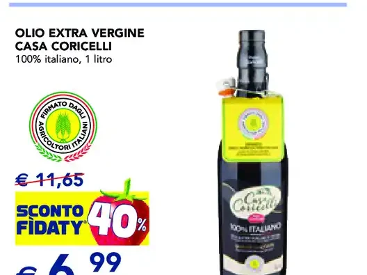 Olio extra vergine di oliva Casa Coricelli