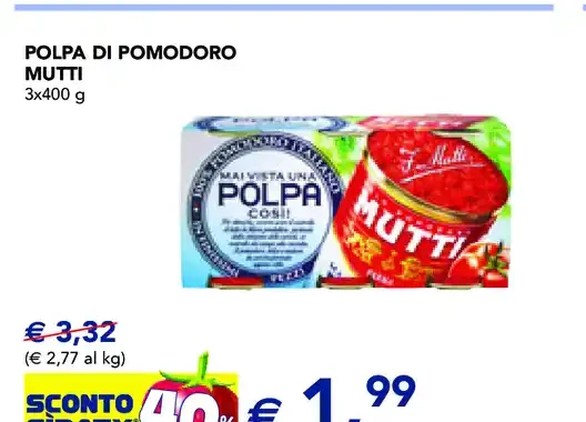 Polpa di pomodoro Mutti