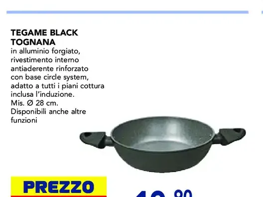 Padella Tegame Black Tognana