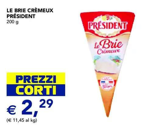 Le Brie Crèmeux Président