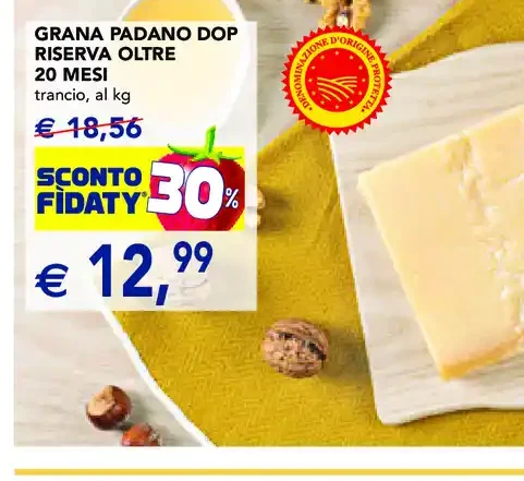 Grana Padano DOP Riserva oltre 20 mesi