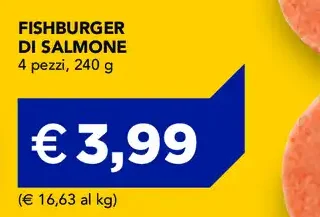 Fishburger di salmone