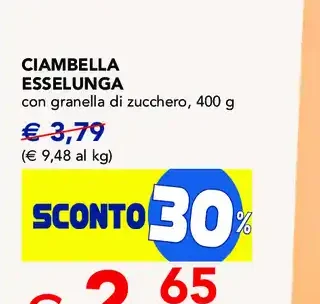 Ciambella Esselunga
