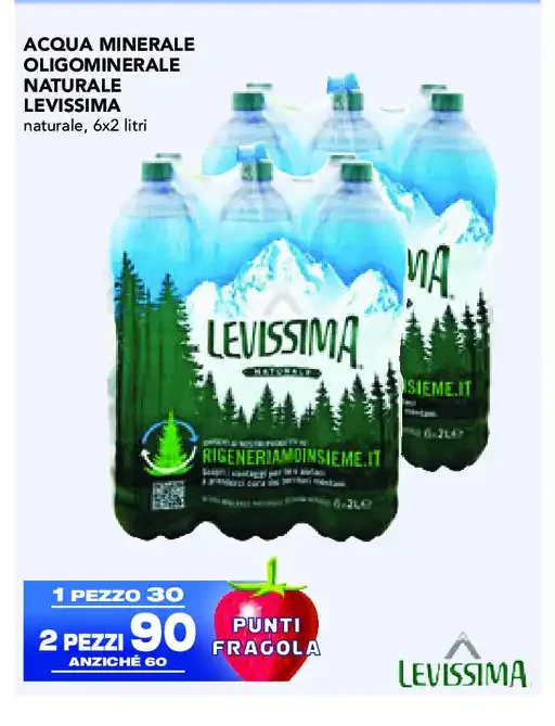 Acqua minerale Levissima
