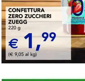 Confettura zero zuccheri Zuegg
