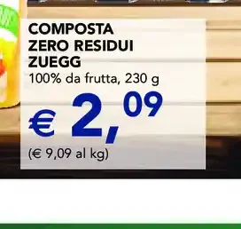 Composta zero residui Zuegg