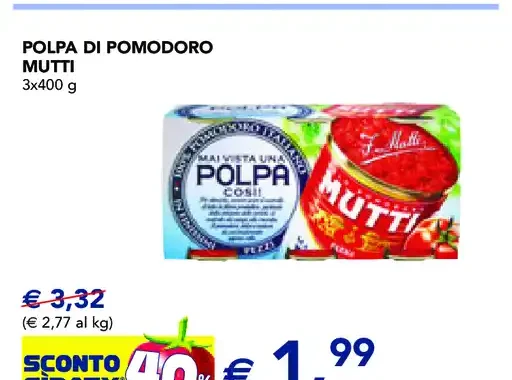 Polpa di pomodoro Mutti