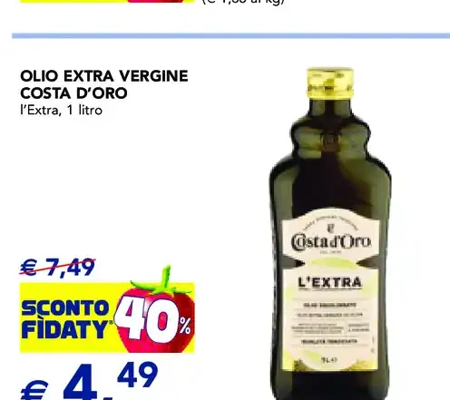 Olio extra vergine Costa d'Oro