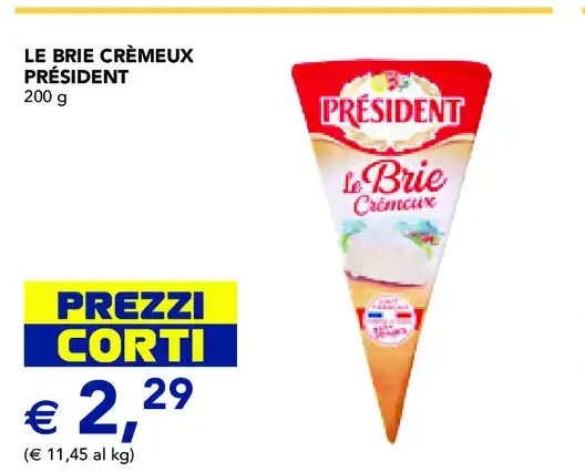 Le Brie Crèmeux Président
