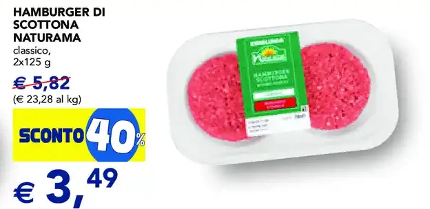 Hamburger di Scottona Naturama