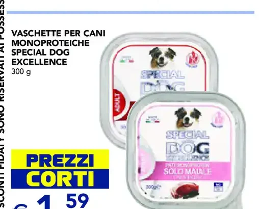 Vaschette per cani Monoproteiche Special Dog Excellence