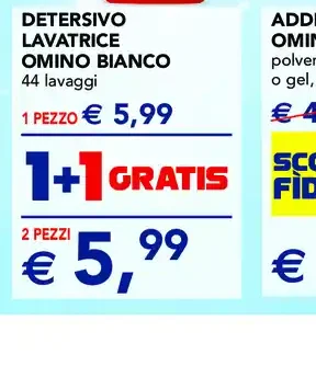 Detersivo lavatrice Omino Bianco
