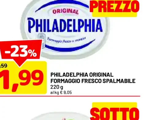 Philadelphia Original formaggio fresco spalmabile