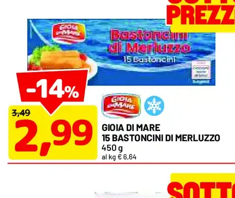 Bastoncini di merluzzo
