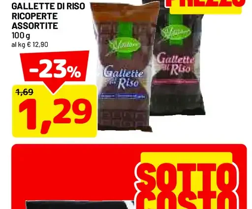 Gallette di riso ricoperte assortite