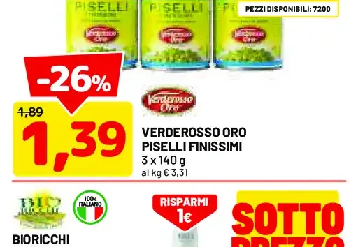 Piselli finissimi