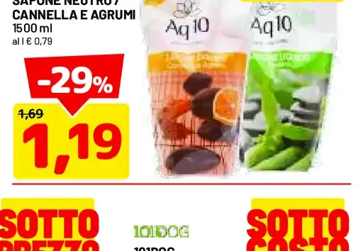 Sapone neutro cannella e agrumi