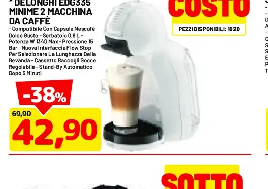Macchina da caffè DeLonghi EDC335