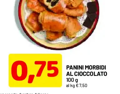 Panini morbidi al cioccolato