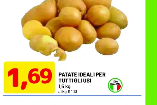 Patate Ideali per tutti gli usi