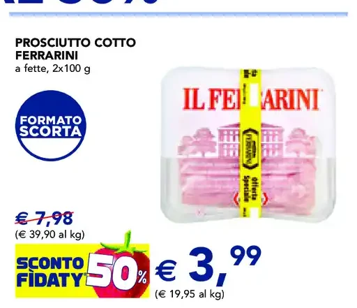 Prosciutto cotto Ferrarini