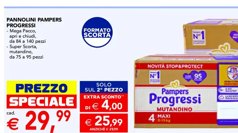 Pannolini Pampers Progressi