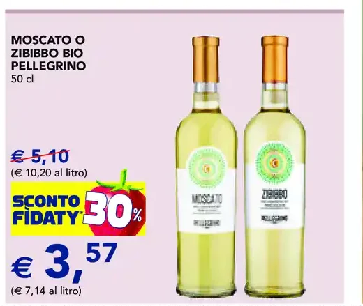 Moscato o Zibibbo Bio Pellegrino