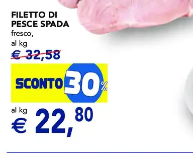 Filetto di pesce spada
