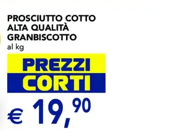 Prosciutto cotto alta qualità Gran Biscotto