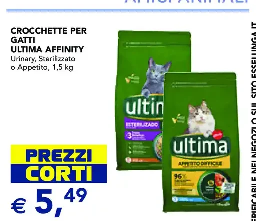 Crocchette per gatti Ultima Affinity