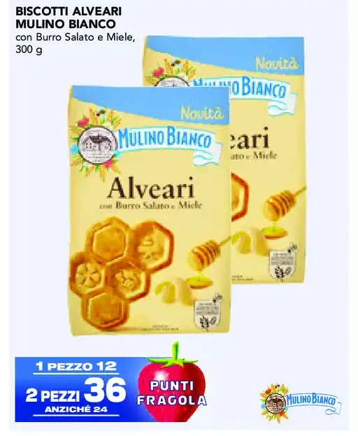 Biscotti Mulino Bianco Alveari