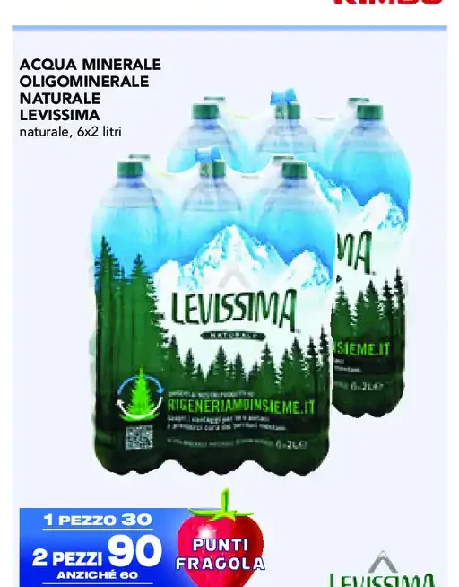 Acqua minerale Levissima
